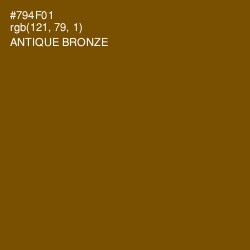 #794F01 - Antique Bronze Color Image